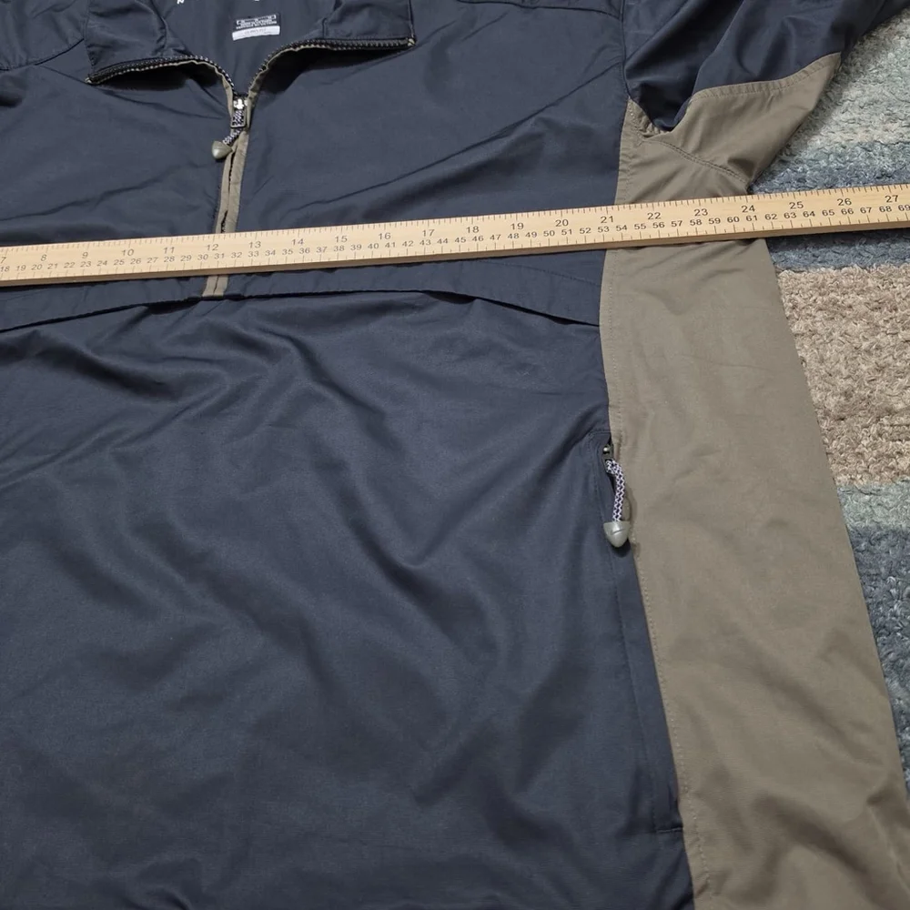 Nike Golf Clima Fit Jacket Mens M Gray Tan 1/4 Zip Windbreaker Lightweight - Picture 8 of 9